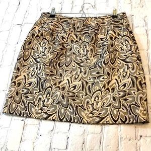 Loft women’s brown dressy skirt
